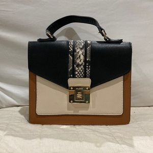 Brown Snake print bag